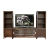Benno Dark Brown TV Stand Entertainment Center - WI-88631(1)88651(2)-CHOCOLATE