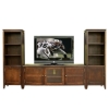 Taylor Dark Brown TV Stand Entertainment Unit - WI-88636(1)88651(2)-CHOCOLATE