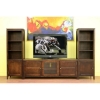 Taylor Dark Brown TV Stand Entertainment Unit - WI-88636(1)88651(2)-CHOCOLATE
