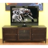 Taylor Dark Brown Wide TV Stand with 3 Storage Compartments - WI-88636-CHOCOLATE