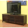 Taylor Dark Brown Wide TV Stand with 3 Storage Compartments - WI-88636-CHOCOLATE