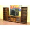 Miko Rustic TV Stand Entertainment Center - WI-88641(1)88656(2)-RUSTIC
