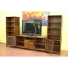Miko Rustic TV Stand Entertainment Center - WI-88641(1)88656(2)-RUSTIC