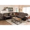 Robinson Sectional Sofa - Taupe, Brown - WI-9393F-D110-BROWN-SF