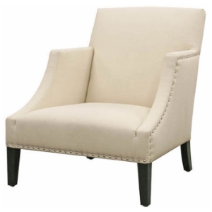 Heddery Cream Fabric Club Chair 