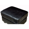 Anton Full Leather Ottoman in Black - WI-A-75-J023