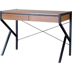New Semester Study Desk - Coffee, Black 