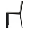 Regal Black Leather Dining Chair - WI-ALC-1037