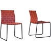 Fairfield Dining Chair - Red (Set of 2) - WI-ALC-1933-RED-DC