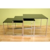Allisyn Black Glass Nesting Tables - WI-ALG-9026-Black