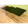 Allisyn Black Glass Nesting Tables - WI-ALG-9026-Black