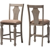 Arianna Counter Stool - Gray, Wheat Light Brown (Set of 2) - WI-ALR-15377-WHEAT-GRAY-DC
