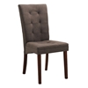 Anne Dining Chair - Dark Brown Legs, Taupe Brown Twill - WI-ANNE-DINING-CHAIR-107-662