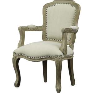 Poitou Accent Chair - Beige, Light Brown 