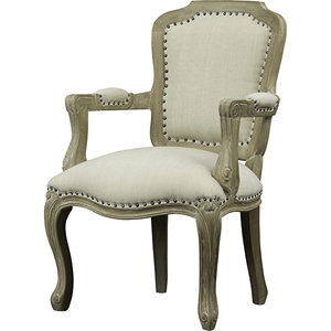 Poitou Accent Chair - Beige, Light Brown 