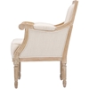 Chavanon Linen Upholstered Accent Chair - Light Beige, Natural - WI-ASS500MI-CG4