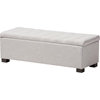 Roanoke Upholstered Storage Ottoman - Tufted - WI-BBT3101-OTTO-H1217
