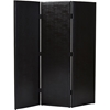 Rochelle 3-Panel Faux Leather Folding Screen - Dark Brown - WI-BBT3126-BROWN-RD