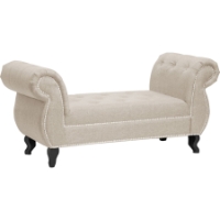 Norwich Linen Bench - Light Beige