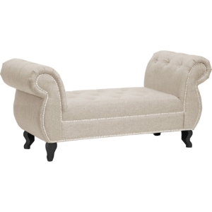 Norwich Linen Bench - Light Beige 