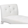 Kristy Faux Leather Seating Bench - White - WI-BBT5197-BENCH-WHITE