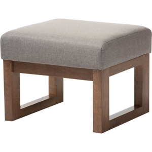 Yashiya Upholstered Ottoman - Gray 