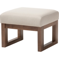 Yashiya Upholstered Ottoman - Light Beige