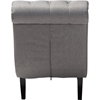 Layla Upholstered Chaise Lounge - Button Tufted, Gray - WI-BBT5211-GRAY-CHAISE
