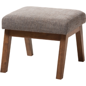Aberdeen Upholstered Ottoman - Gravel 