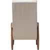 Roxy Upholstered High Back Chair - Button Tufted, Light Beige - WI-BBT5265-LIGHT-BEIGE-CC-6086-1