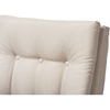 Roxy Upholstered High Back Chair - Button Tufted, Light Beige - WI-BBT5265-LIGHT-BEIGE-CC-6086-1