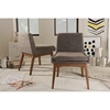 Nexus Upholstered Dining Side Chair - Gravel (Set of 2) - WI-BBT5280-GRAVEL-DC-TH1308