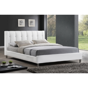 Vino Platform Bed - Crystal Button 