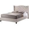 Norwich Linen Platform Bed - Button Tufted - WI-BBT6344-BED