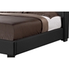 Favela Faux Leather Platform Bed - Button Tufted - WI-BBT6386-BED