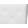 Baltimore Faux Leather Twin Headboard - White - WI-BBT6431-WHITE-TWIN-HB