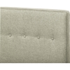 Callasandra Linen Platform Bed - Button Tufted - WI-BBT6441