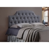 Morris Upholstered Scalloped Headboard - Button Tufted - WI-BBT6496-U-HB