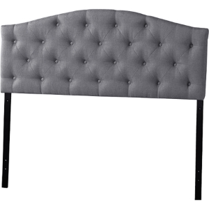 Myra Upholstered Scalloped Headboard - Button Tufted 