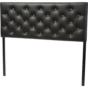 Viviana Faux Leather Headboard - Button Tufted 