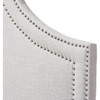 Avignon Fabric Upholstered Headboard - Grayish Beige - WI-BBT6566-GRAYISH-BEIGE-HB