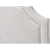 Rita Upholstered Twin Headboard - Grayish Beige - WI-BBT6567-GRAYISH-BEIGE-TWIN-HB