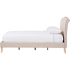 Fannie Fabric Platform Bed - Curved Headboard - WI-BBT6571-BED