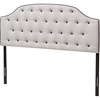Windsor Upholstered Scalloped Headboard - Button Tufted - WI-BBT6620-HB-H1217
