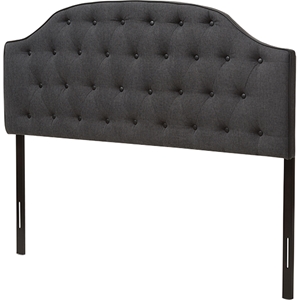 Windsor Upholstered Scalloped Headboard - Button Tufted 