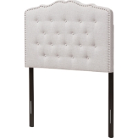 Lucy Twin Headboard - Grayish Beige