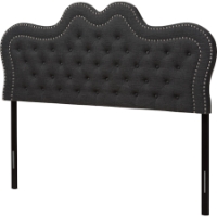 Ivy Headboard - Button Tufted, Silver Nailheads Trim