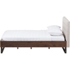 Mitchell Platform Bed - Fabric Headboard, Grid-Tufting - WI-BBT6652-BED-FR