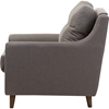 Mckenzie Upholstered Chair - Button Tufted, Gray - WI-BBT8022-CC-GRAY-XD45