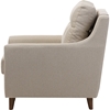 Mckenzie Upholstered Chair - Button Tufted, Light Beige - WI-BBT8022-CC-LIGHT-BEIGE-6086-1
